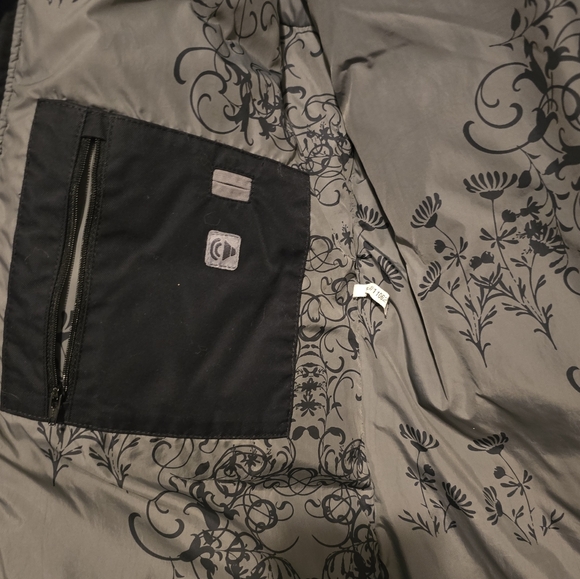 The North Face womens size S/P Arctic parka Goose Down HyVent black zip hooded - Picture 8 of 11